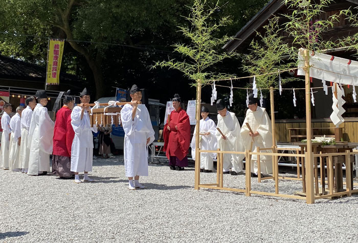 例祭の写真