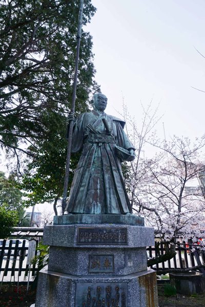 母里太兵衛像の写真