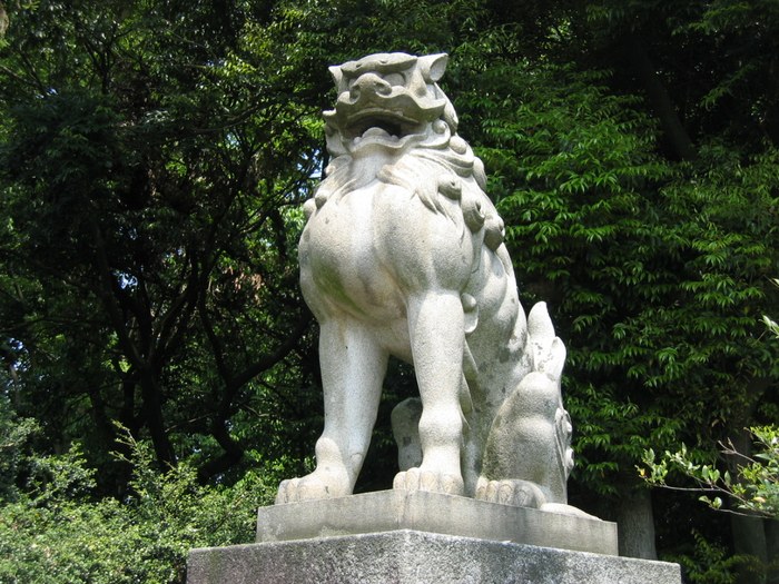 不倒の狛犬
