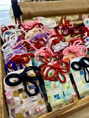 子どもたちが作った保多織の御守り