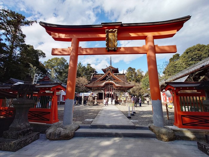 柏原八幡宮の鳥居