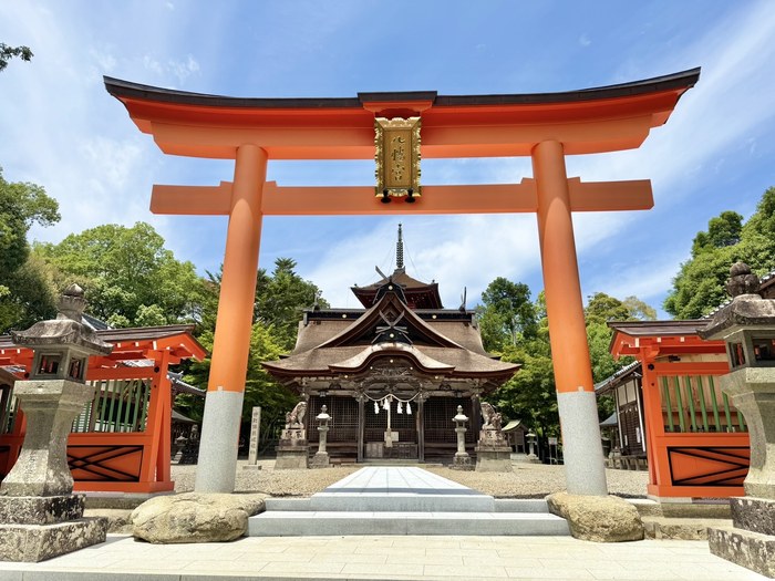 柏原八幡宮の鳥居
