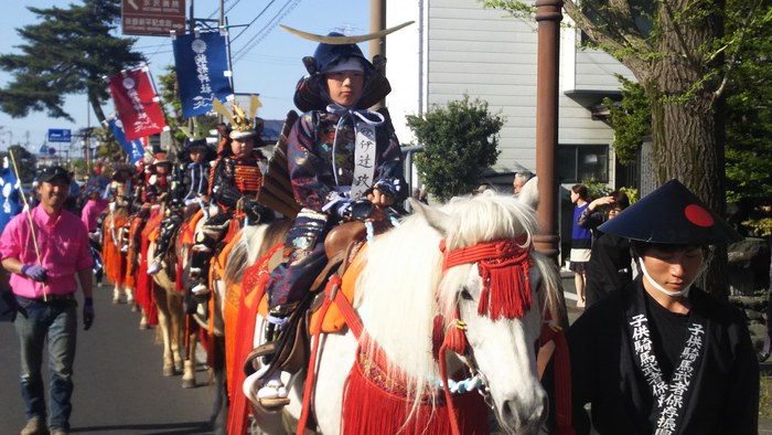 駒形神社 子ども騎馬武者行列