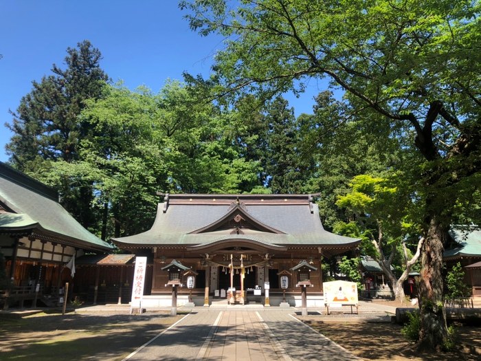駒形神社の社殿正面
