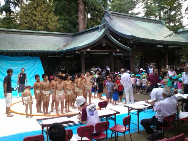 駒形神社の相撲大会