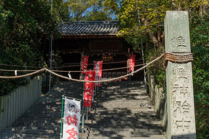 宇佐八幡宮の正面階段