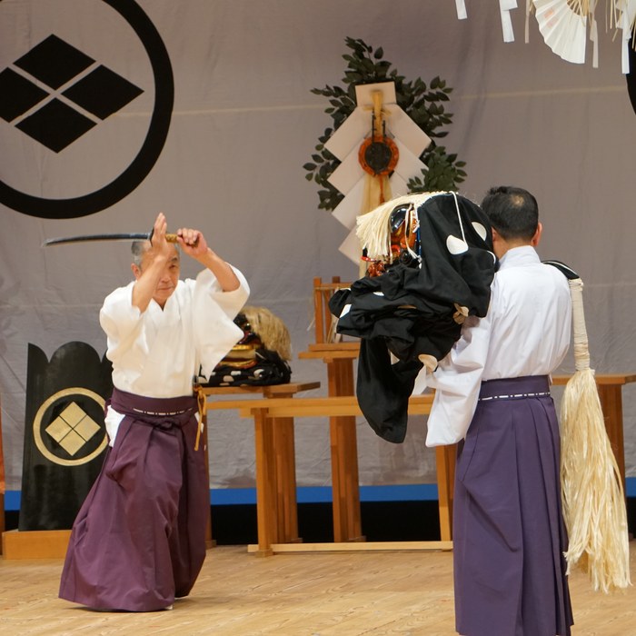 松前神楽の様子