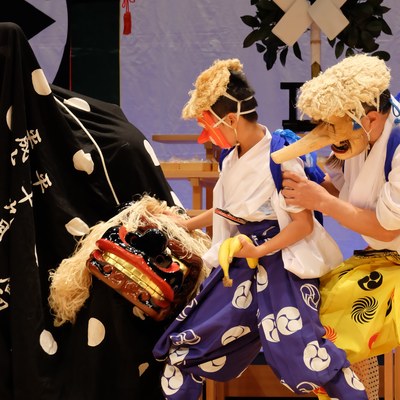 松前神楽の様子