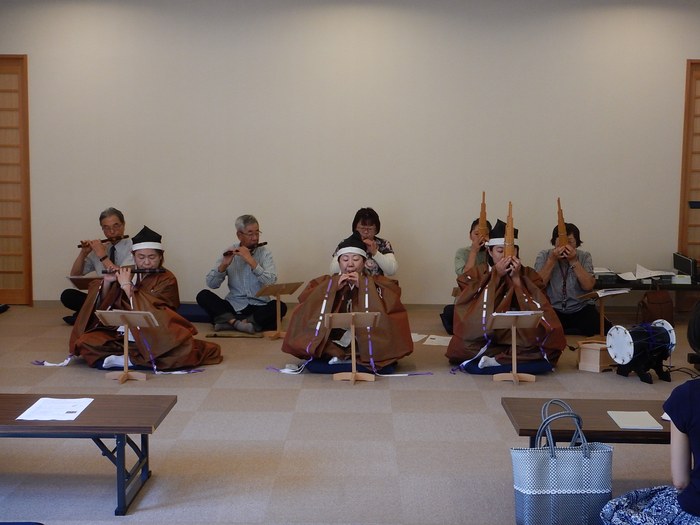 音更神社伶人会の雅楽演奏会