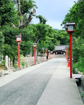 六甲八幡神社 参道