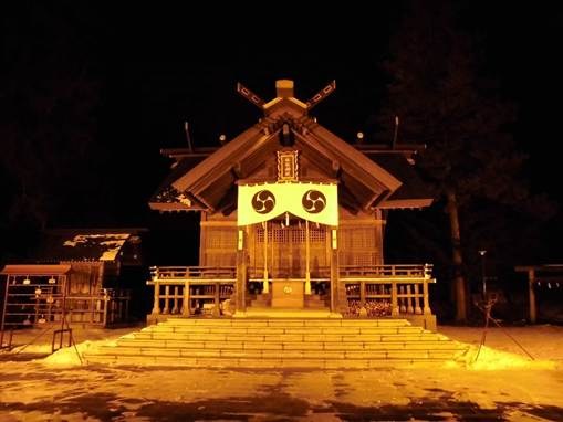 本別神社 ライトアップ