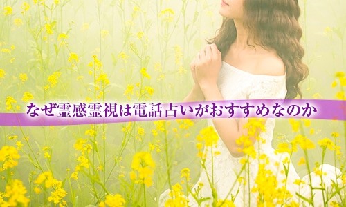 なぜ霊感霊視は電話占いがおすすめなのか