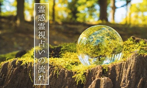 霊感霊視占いの流れ