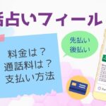 電話占いフィール（Feel）の支払い方法・鑑定料金を解説！通話料は自己負担？