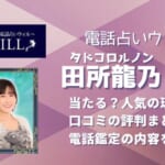 田所龍乃(タドコロルノン)先生はどれくらい当たる？相談した後の口コミから調査しました！