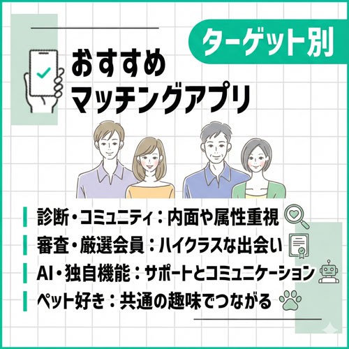 ターゲットを限定したコンセプト型マッチングアプリ