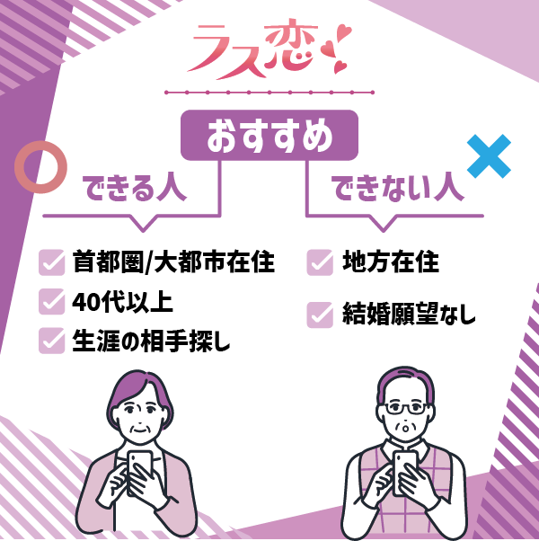 ラス恋をおすすめできる人・できない人の特徴