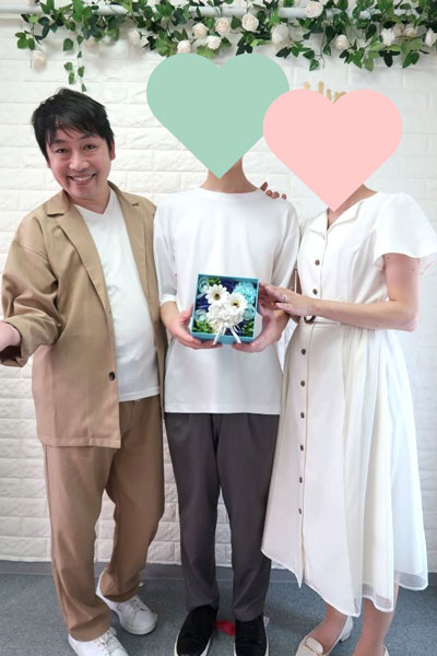 会員様との写真