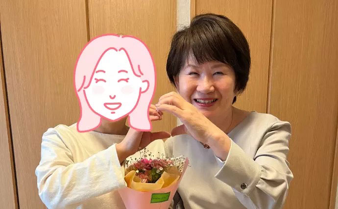 会員様と①の写真
