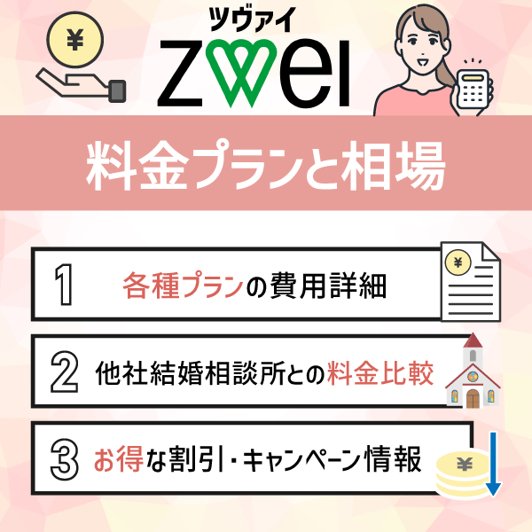 ツヴァイ（ZWEI）の料金プランと相場