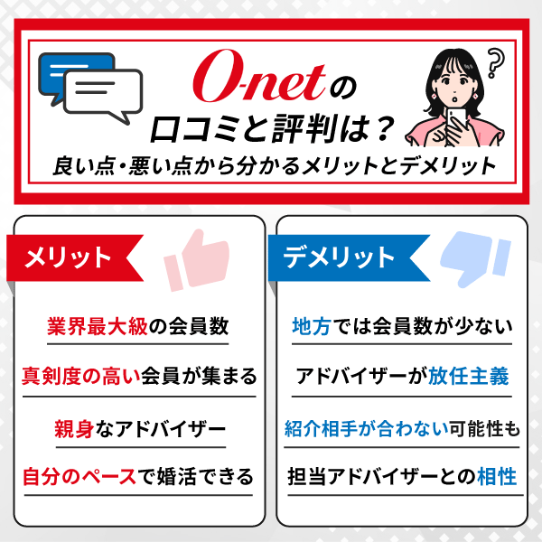 オーネットの口コミと評判は？良い点・悪い点から分かるメリットとデメリット