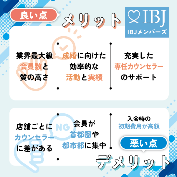 IBJメンバーズのメリットとデメリット