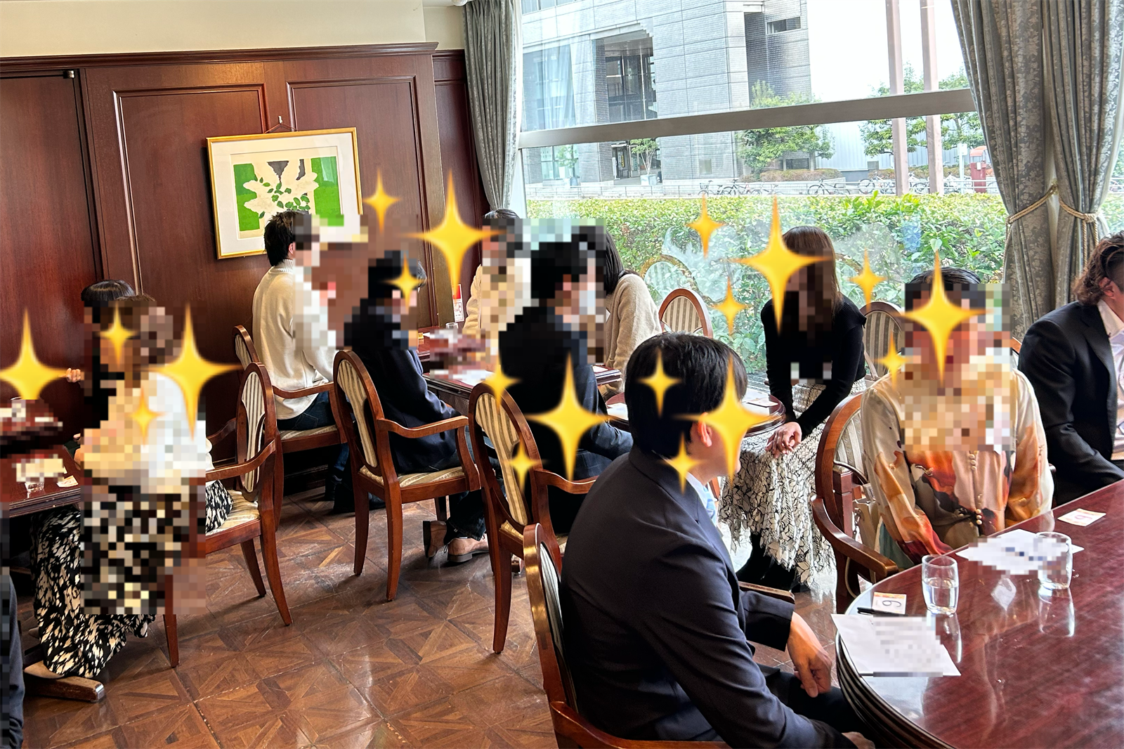 会員同士の交流会の様子