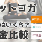 ホットヨガスタジオの料金を比較！月額費用の相場はいくら？レッスン一回あたりの平均金額まとめ