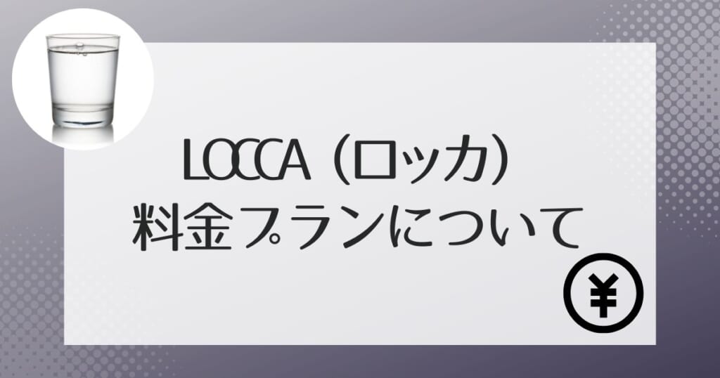 Locca（ロッカ）の利用料金