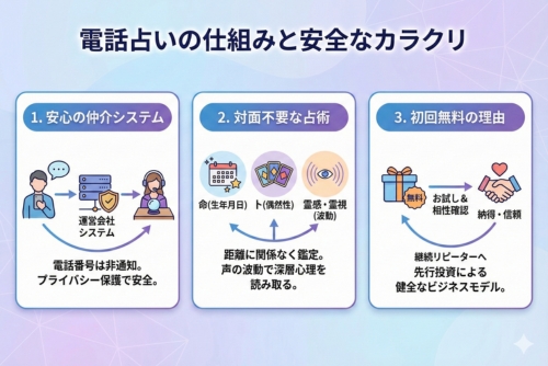 電話占いのからくりと仕組み
