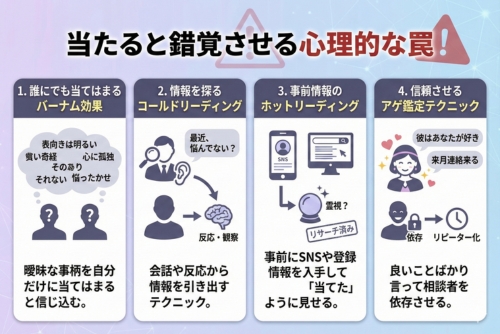 当たると錯覚させる心理的な罠
