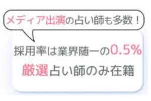 電話占いシエロの占い師採用率