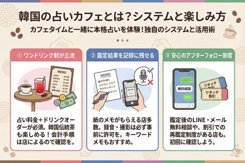 韓国の占いカフェとは？システムと楽しみ方